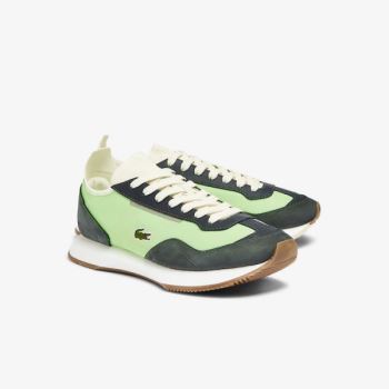 Lacoste Match Break Textile Sneakers - Tenisky Dámské Olivy Zelené / Světle Zelene | CZ-CSBkah